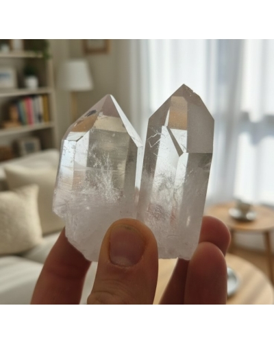 Wysokiej Jakości Kryształ Górski +/- 6 cm 80 gramów Brazylia