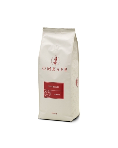 WŁOSKA KAWA ZIARNISTA PLATINO OMKAFE 92% ARABICA 8% ROBUSTA 1000g