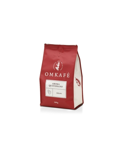 Włoska Kawa Omkafe Ziarnista Aroma Quotidiano 50% Arabica 50% Robusta 500 G