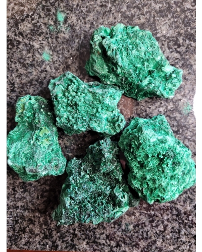 Malachit Krystaliczny +/- 8 cm 100-150 gramów Kongo Minerał Energia