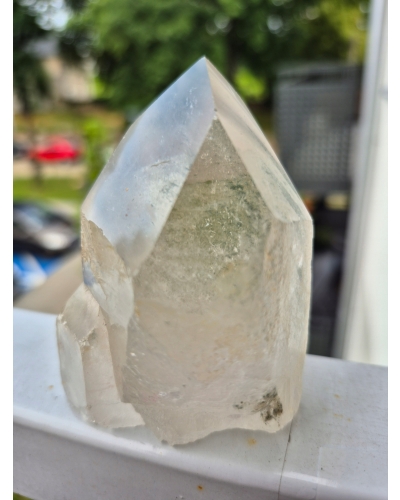 Kryształ Górski +/- 0.3 KG 8 cm Brazylia Minerał Energia Czysty Szpic