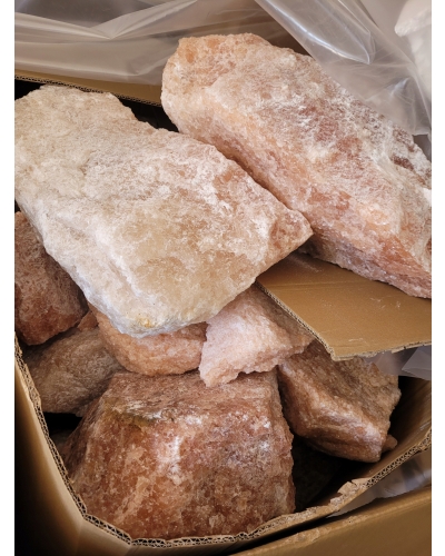 Duża Bryła Solna +/- 20 KG 30 CM Sól Kłodawska Polska Grota Solna Kruchy