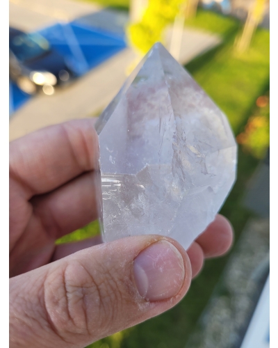 Kryształy Górskie +/- 150 gramów 6 cm Brazylia Minerał Cysty Szpic Stojące