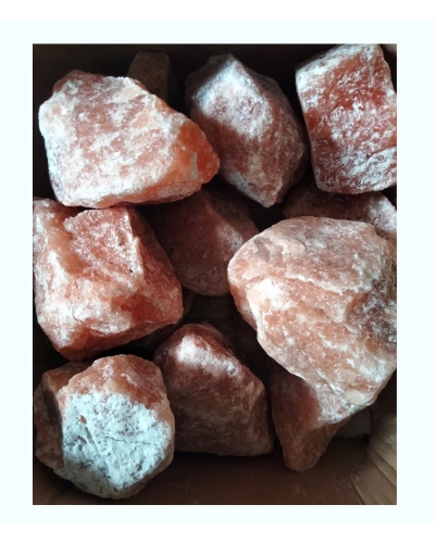 Bryły Soli Polska Sól Kłodawska 25 KG Kruchy solne Różowe 5-20 cm Grota
