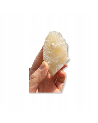 Kalcyt Żółty Polska 200 gramów 6 cm Bryłka