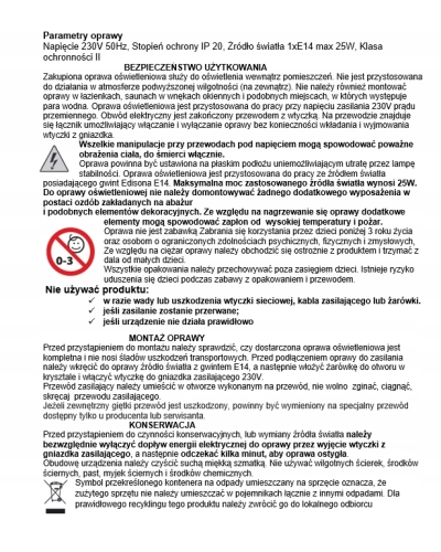 Lampa Solna Duża +/- 25 KG 35 CM Kłodawa Polska Jonizacja Powietrza Zdrowie