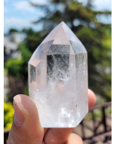 Kryształ Górski Obelisk +/- 70 gramów 5 cm Wysoka Jakość Brazylia
