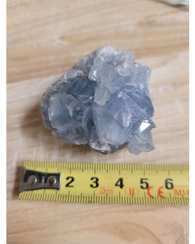 Celestyn Szczotka +/- 60 gramów 4 cm Madagaskar Minerał Energia