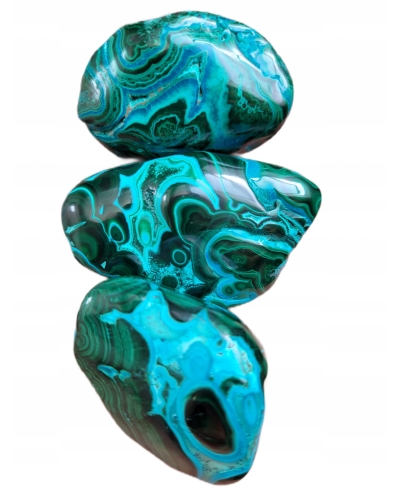 Chryzokola i Malachit +/- 100 gramów 6 cm Kongo Minerał Kamień Naturalny