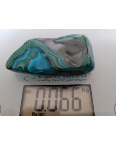 Chryzokola i Malachit +/- 100 gramów 6 cm Kongo Minerał Kamień Naturalny