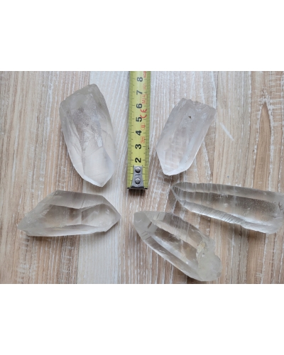 Kryształy Górskie Lemuriańskie +/- 30 g. 5 cm Czysty Szpic Brazylia Minerał