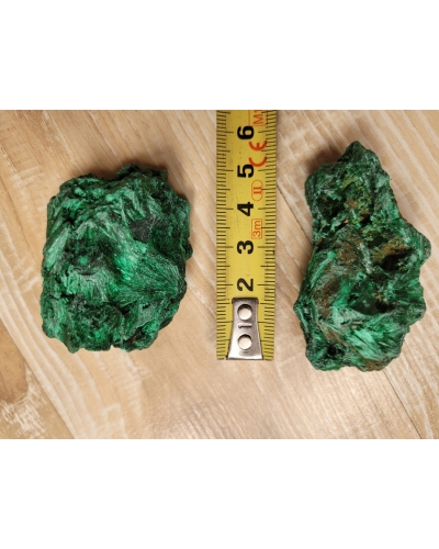 Malachit Surowy Włóknisty +/- 30 gramów 3 cm Kongo Minerał Energia