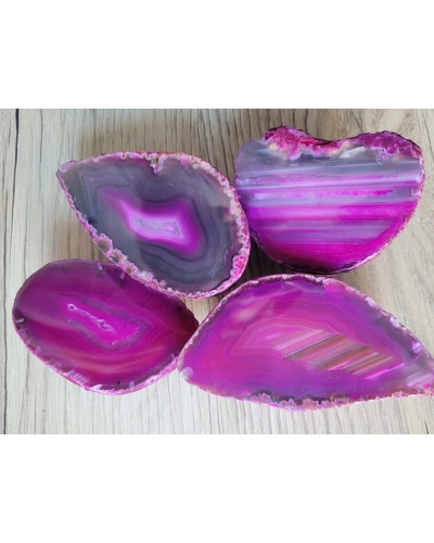 Agat Różowy +/- 150 gramów ok. 7 cm Brazylia Minerał Energia