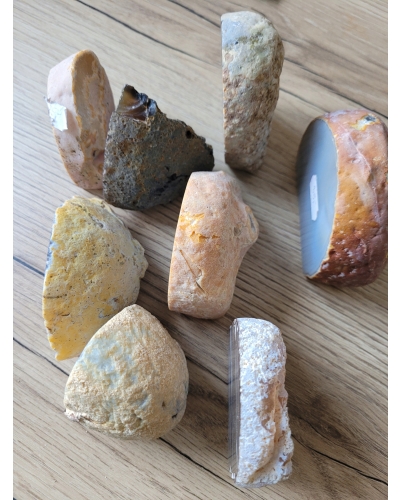 Agat Szary +/- 150 gramów ok. 7 cm Brazylia Minerał Energia