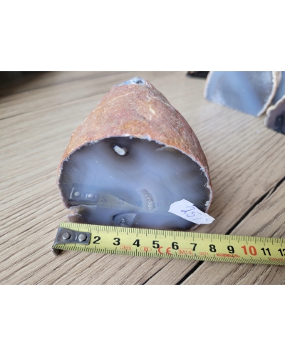 Agat Szary +/- 150 gramów ok. 7 cm Brazylia Minerał Energia