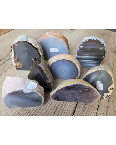 Agat Szary +/- 150 gramów ok. 7 cm Brazylia Minerał Energia