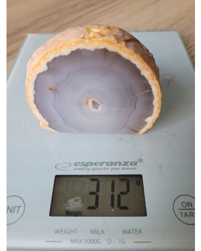 Agat Szary +/- 150 gramów ok. 7 cm Brazylia Minerał Energia