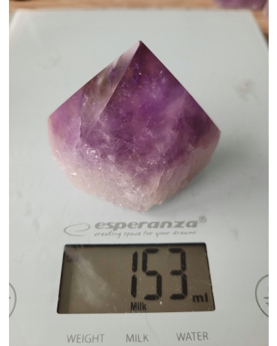 Ametyst Obelisk +/- 150 gramów 5 cm Brazylia Czysty Szpic PREZENT