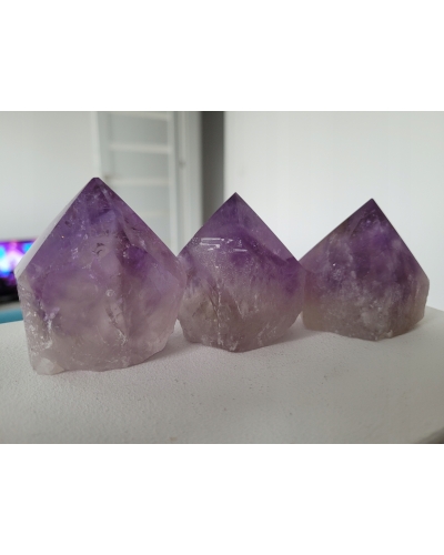 Ametyst Obelisk +/- 150 gramów 5 cm Brazylia Czysty Szpic PREZENT