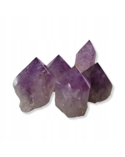 Ametyst Obelisk +/- 150 gramów 5 cm Brazylia Czysty Szpic PREZENT