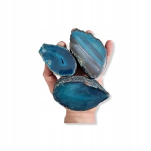 Agat Turkus +/- 150 gramów ok. 7 cm Brazylia Minerał Energia