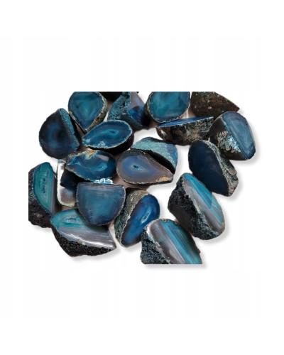 Agat Turkus +/- 150 gramów ok. 7 cm Brazylia Minerał Energia