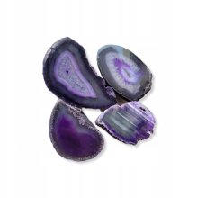 Agat Fioletowy +/- 150 gramów ok. 7 cm Brazylia Minerał Energia