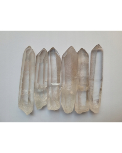 Kryształy Górskie +/- 6 cm 20 gramów Wisior Czyste Szpice Brazylia