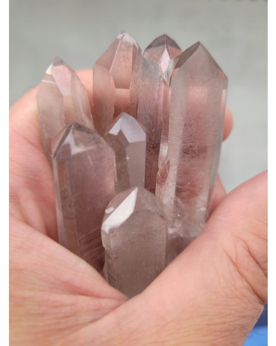 Kryształy Górskie +/- 6 cm 20 gramów Wisior Czyste Szpice Brazylia