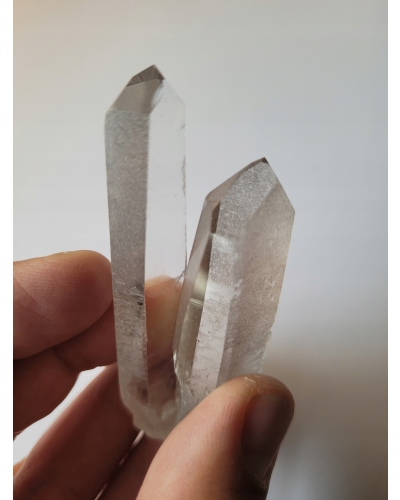 Kryształy Górskie +/- 6 cm 20 gramów Wisior Czyste Szpice Brazylia