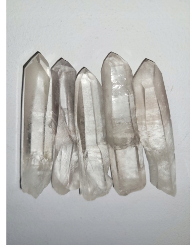 Kryształy Górskie +/- 6 cm 20 gramów Wisior Czyste Szpice Brazylia