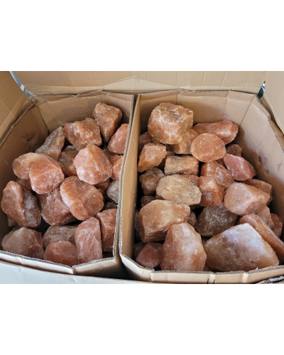 Kruchy solne Sól Kłodawska 30 KG, Bryły soli różowe Polska 5-20 cm sztuka