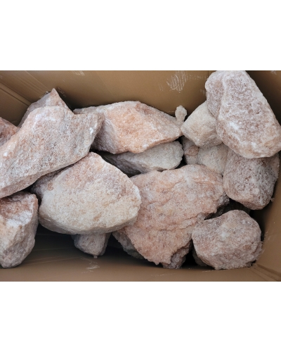 Kruchy solne Sól Kłodawska 30 KG, Bryły soli różowe Polska 5-20 cm sztuka