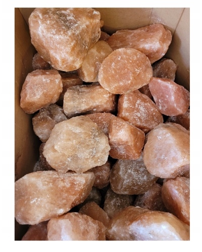 Kruchy solne Sól Kłodawska 15 KG Bryły soli różowe Polska 5-25 cm Grota