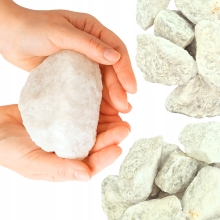 Kruchy solne Białe Sól Kłodawska 20 KG Bryły Grota Solna Polska 5-20 cm