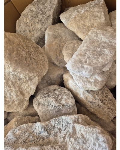 Kruchy solne Białe Sól Kłodawska 20 KG Bryły Grota Solna Polska 5-20 cm