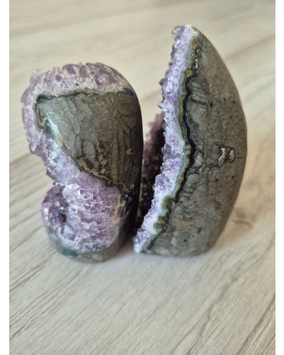 Ametyst szczotka +/- 200 gram 6 cm geoda stojąca Brazylia amulet szcześcia