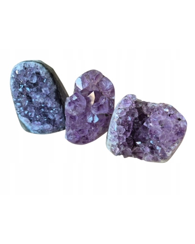 Ametyst szczotka +/- 200 gram 6 cm geoda stojąca Brazylia amulet szcześcia