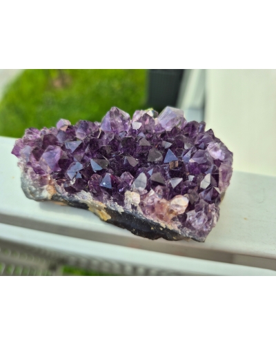 Ametyst Szczotka +/- 200 gram 8 cm Wysoka Jakość Brazylia Ezoteryka