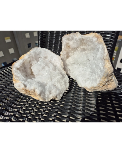 Geoda kwarcowa z Maroka 3kg 18 cm / Naturalny kryształ / Energia Całość