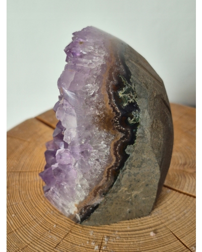 Ametyst Szczotka 550 gramów 10 cm Stojąca Brazylia Wysoka Jakość