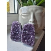 Ametyst szczotka +/- 350 gram 7 cm geoda stojąca Brazylia amulet szcześcia