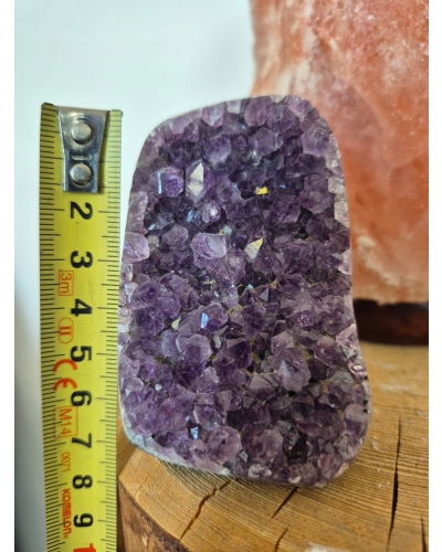 Ametyst szczotka +/- 350 gram 7 cm geoda stojąca Brazylia amulet szcześcia