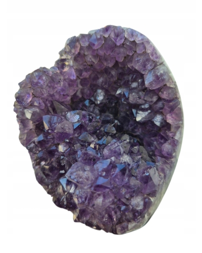 Ametyst szczotka +/- 450 gram 8 cm geoda stojąca Brazylia amulet szcześcia