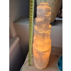 Duża Lampa Selenitowa Wieża 38 cm 4 kg Naturalny Kryształ Selenit Minerał