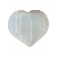 Selenitowe Serce 700g 12cm Maroko Kryształ Spokoju Energia Minerał Selenit